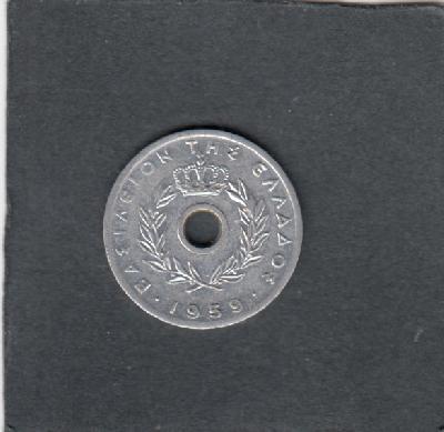 Beschrijving: 10 Lepta HOLE